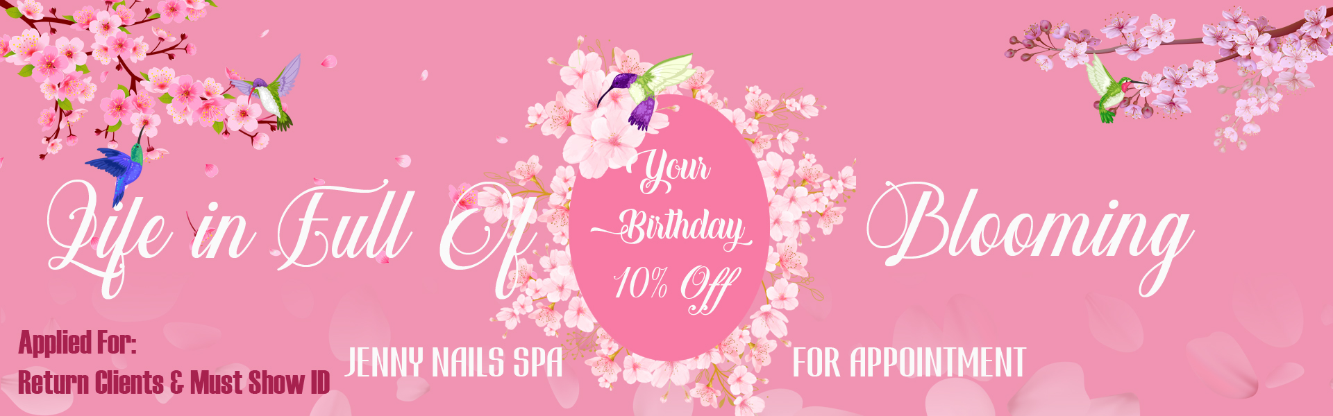 hello spring 2021 at Jenny Nails Spa